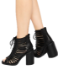 Melissa Soldier Black Heeled Chelsea Ankle Boots - 
