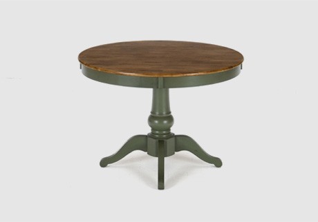 Rustic Wood End Table 