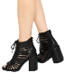Melissa Soldier Black Heeled Chelsea Ankle Boots1